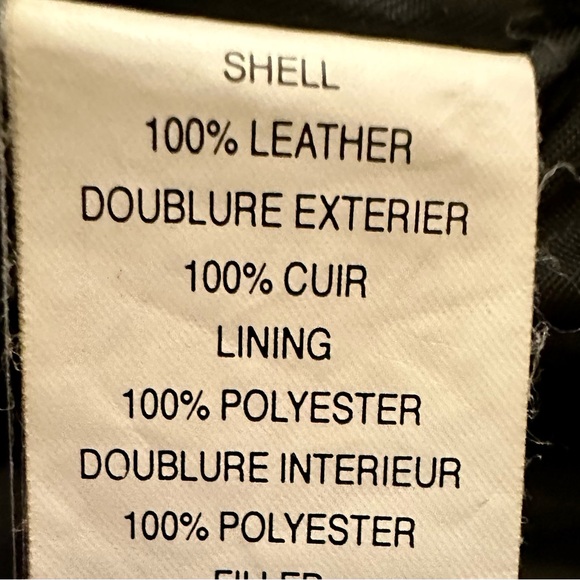 VTG Leather Bomber Jacket - Picture 6 of 8